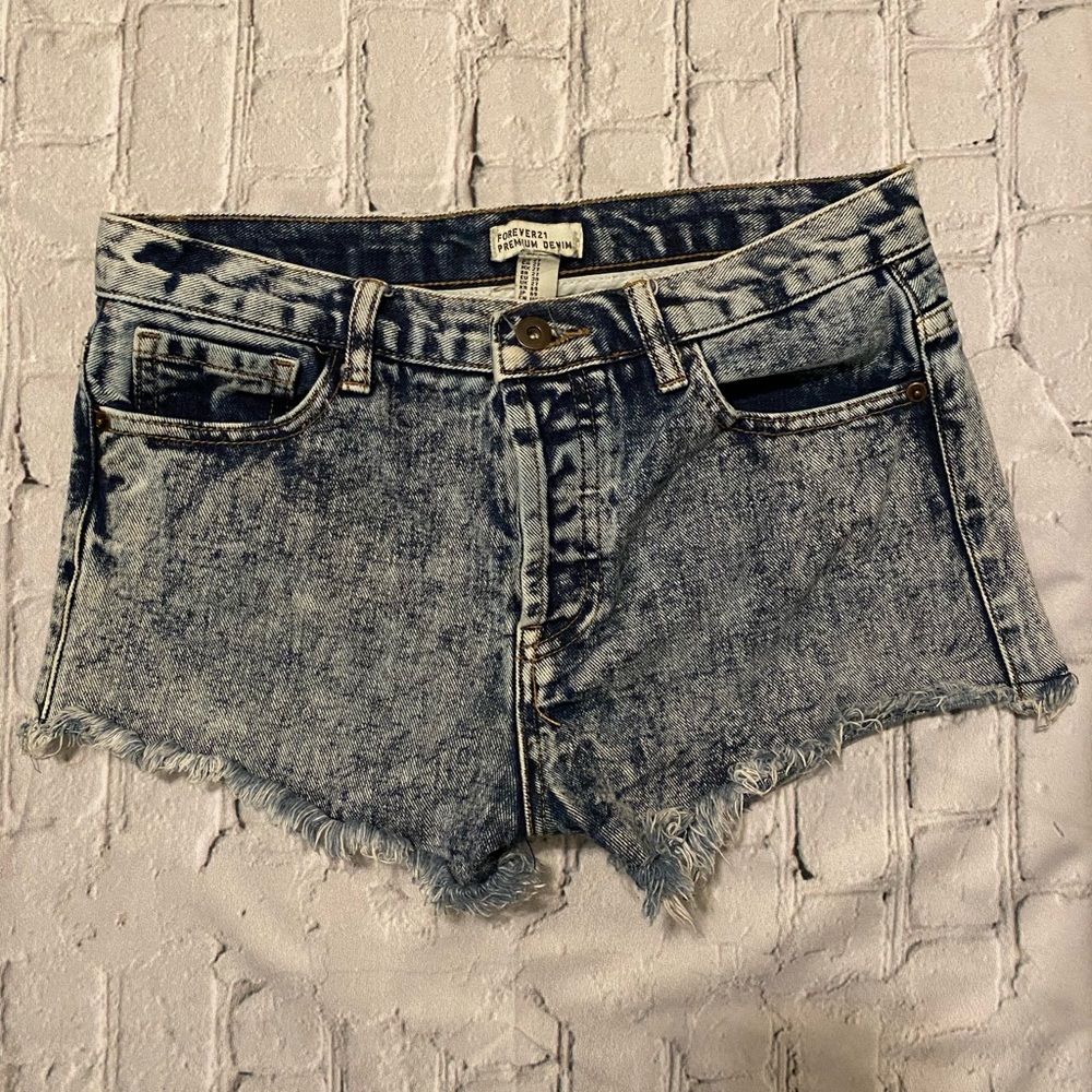 Forever 21 Premium Denim Shorts